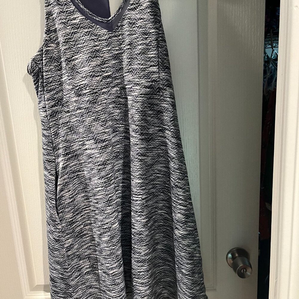 Athletic dress with built in bra